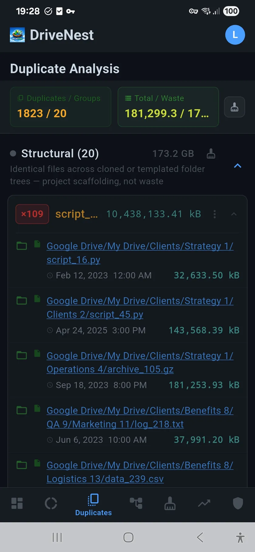 Duplicates