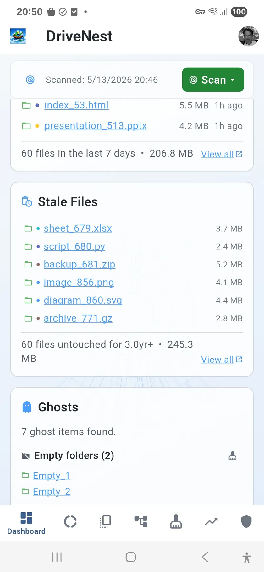 Stale Files — Light
